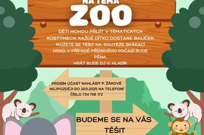 Dětský den - Super párty pro děti na téma zoo