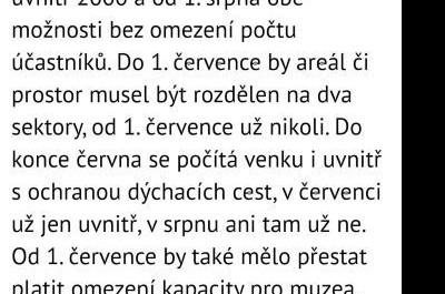 Informace o konání kulturních akcí