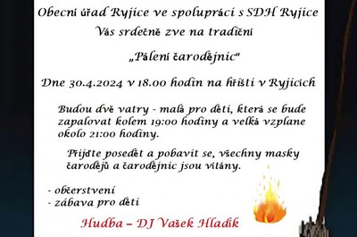 Pálení čarodějnic 2024
