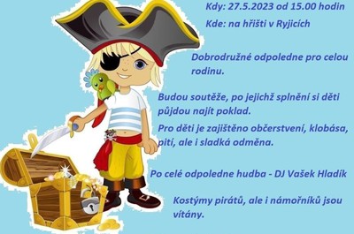 Pirátský dětský den aneb cesta za pokladem