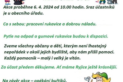 Pozvánka na jarní úklid obce