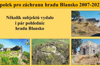 Turistické suvenýry hradu Blansko