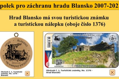 Turistické suvenýry hradu Blansko