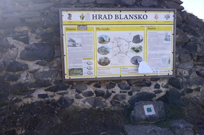 Současnost hradu Blansko