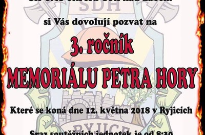 3. ročník Memoriálu Petra Hory