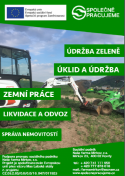 Podpora provozu sociálního podniku Naše farma Mirkov z.s.
